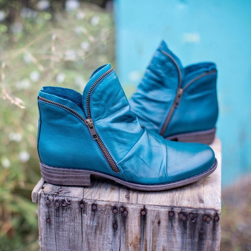 Ankle Boots for Women, Side-Zip, Ruched Detail | Everyday Comfort 6