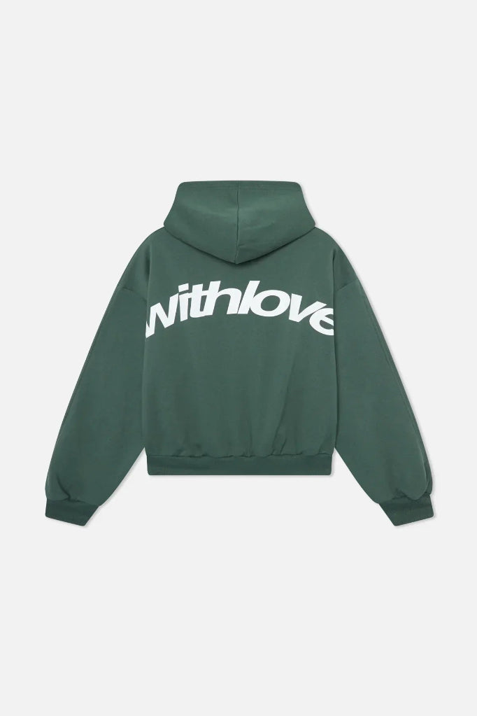 Hoodie, Relaxed Fit, for Men & Women | Casual | Green1