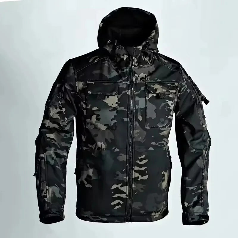 Men's Softshell Jacket | Hooded, Water-Repellent | Winter 3