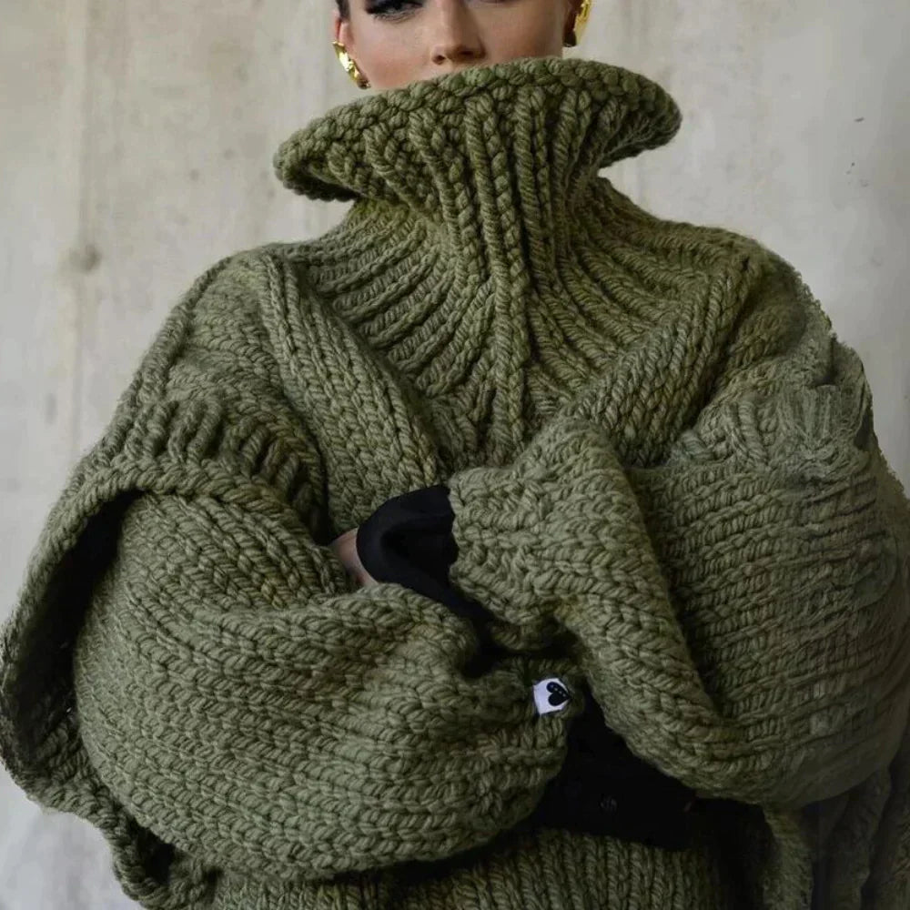 Women's Oversized Turtleneck Sweater | Winter 3