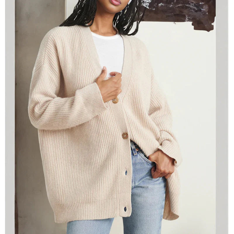 Women’s Cardigan Sweater - Cozy, Button-Down Knit for Fall & Winter Layering