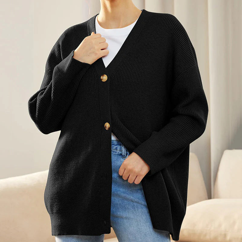 Women’s Cardigan Sweater - Cozy, Button-Down Knit for Fall & Winter Layering