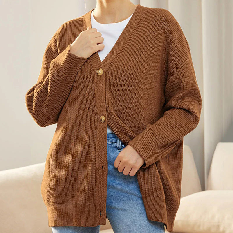 Women’s Cardigan Sweater - Cozy, Button-Down Knit for Fall & Winter Layering