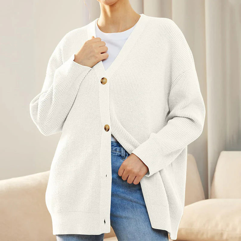 Women’s Cardigan Sweater - Cozy, Button-Down Knit for Fall & Winter Layering