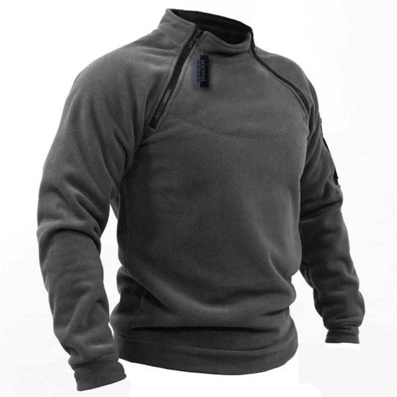 Men's Half-Zip Sweater – Warm Knit Pullover for Casual & Winter Wear