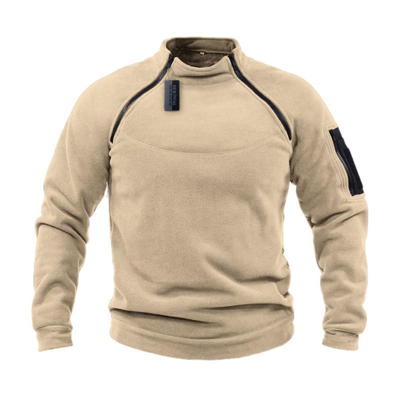 Men's Half-Zip Sweater – Warm Knit Pullover for Casual & Winter Wear