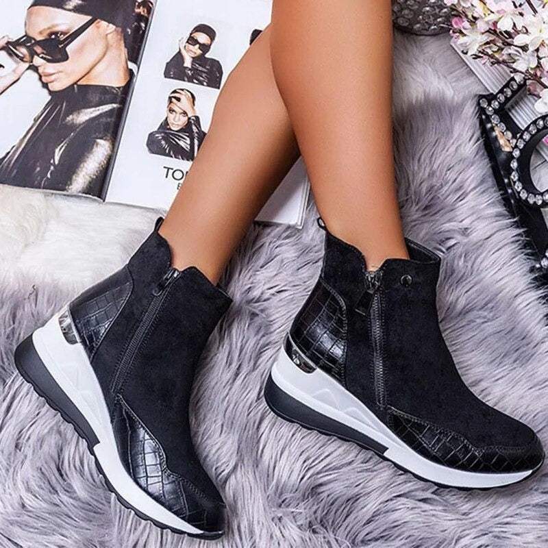 Ankle Boots for Women | Zip-Up Design | Comfortable Insole | 2