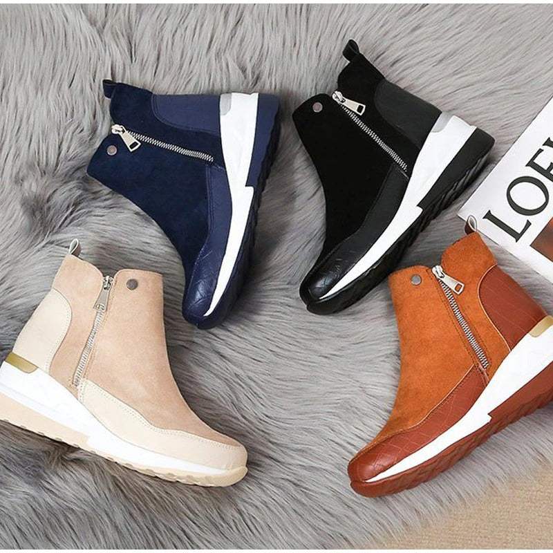 Ankle Boots for Women | Zip-Up Design | Comfortable Insole | 4