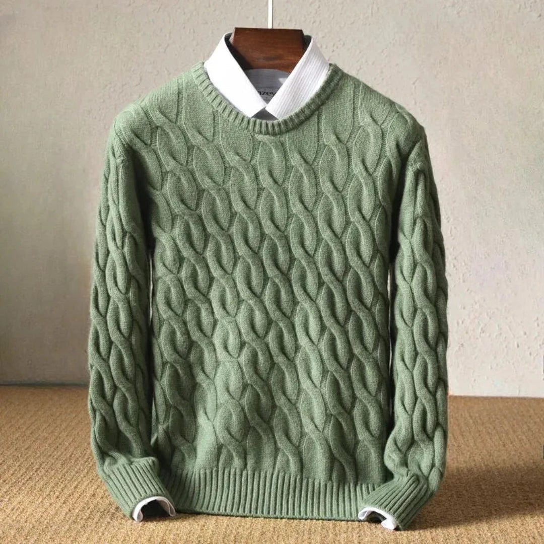Cable Knit Sweater for Men &amp; Women | Classic Fit 0