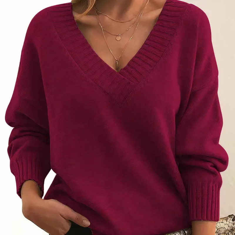 Cashmere Sweater for Women | V-Neck Design 6