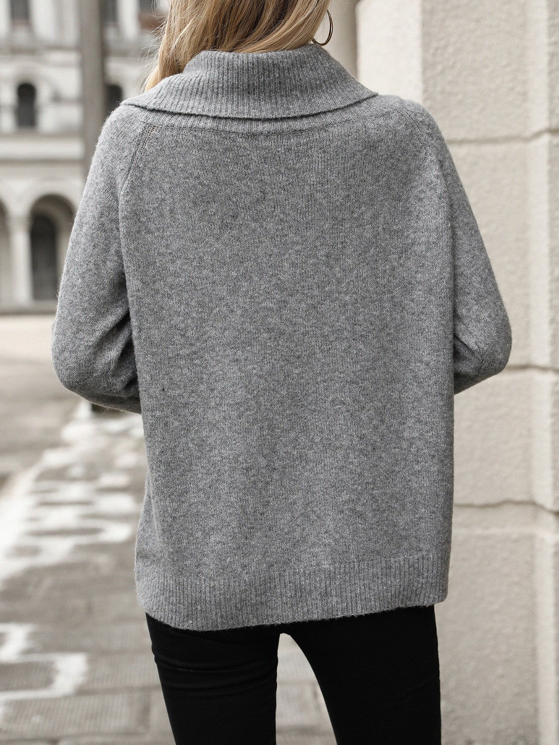 Convertible Knit Sweater for Women | Relaxed Fit 1