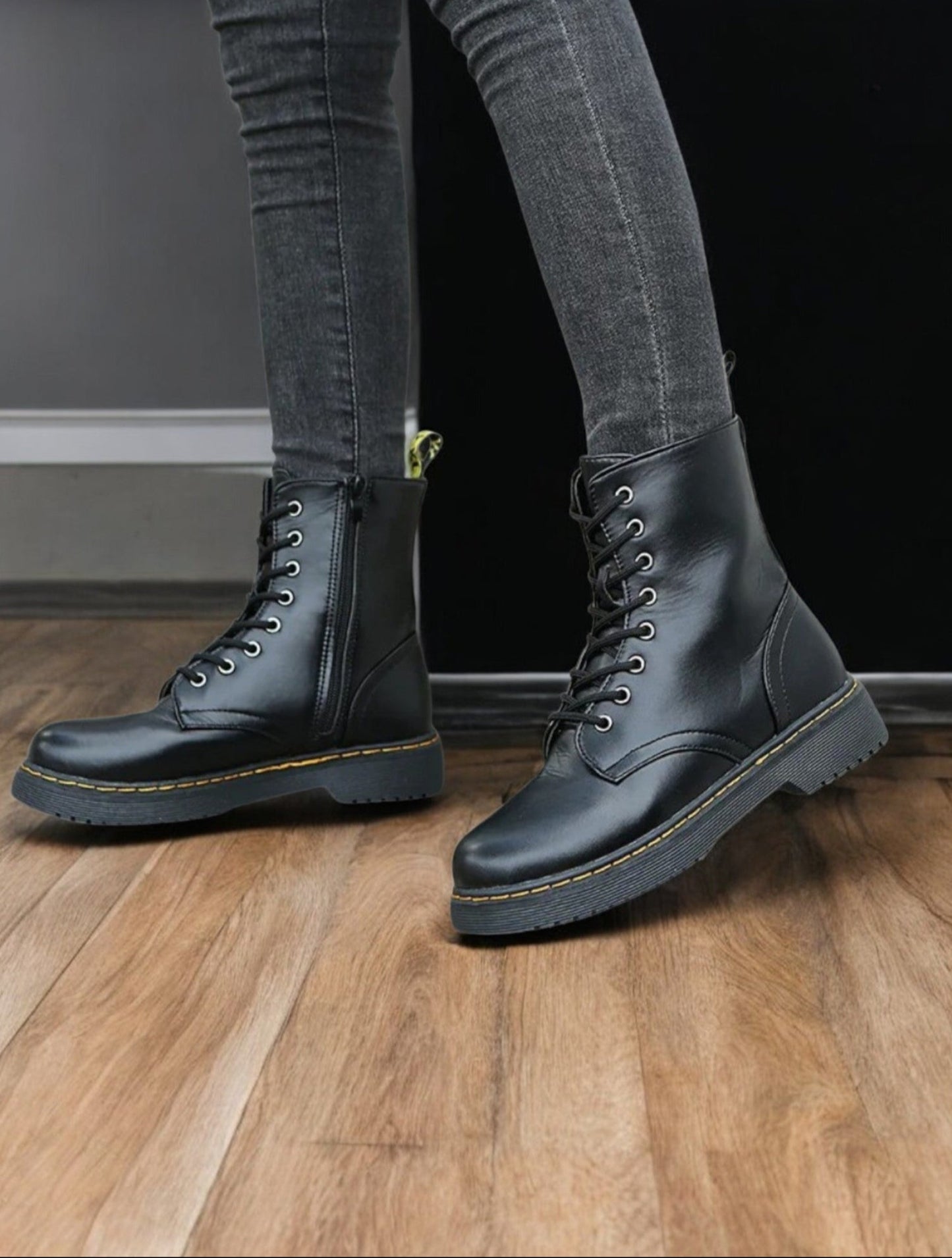 FAE | Stylish Boots for Women in High-Quality Synthetic Leather|Black 3