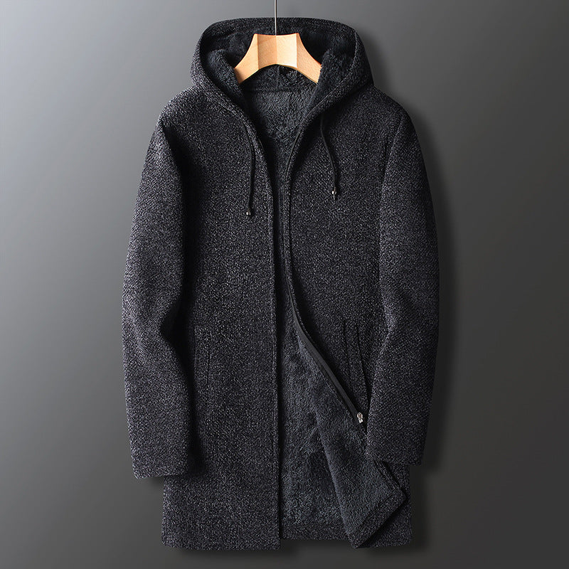 Fleece Jacket for Men, Hooded | Long Length 3