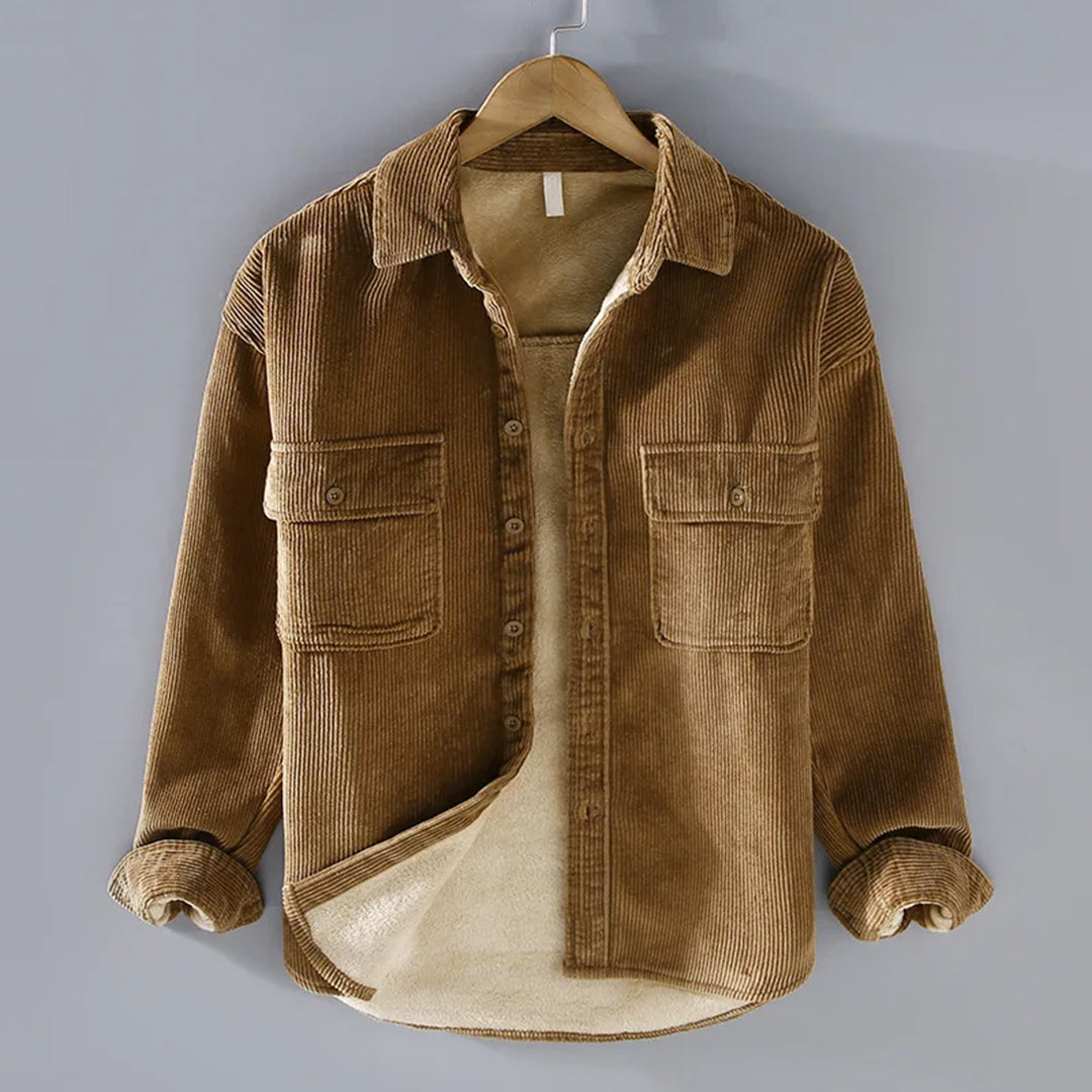 Fleece Jacket for Men & Women | Hip-Length Corduroy 0