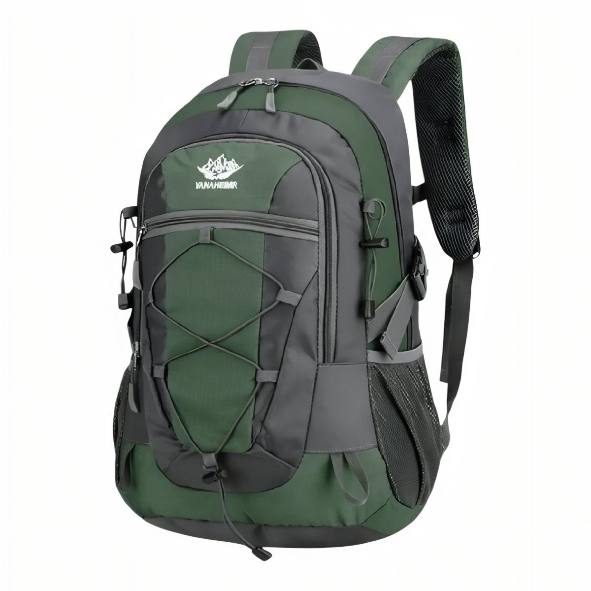 Hiking Backpack for Men & Women | Water-Resistant Design | Dark Green