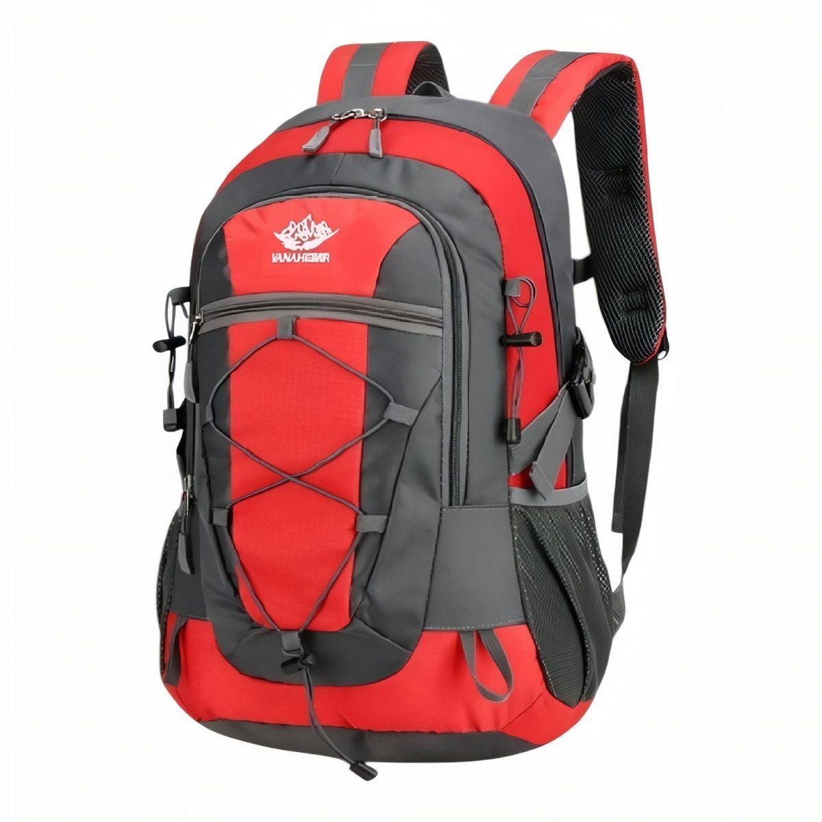 Hiking Backpack for Men & Women | Water-Resistant Design | Red
