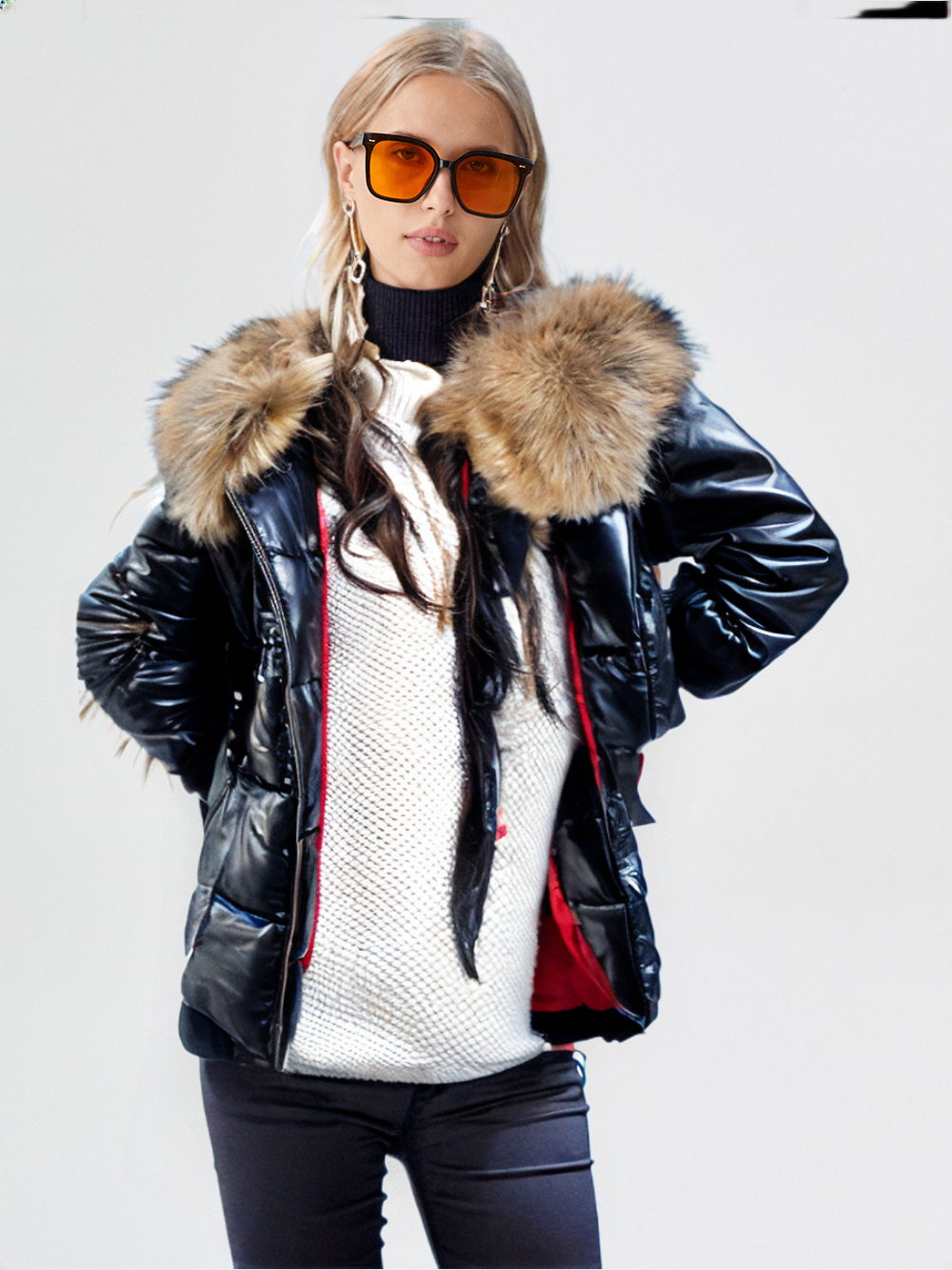 Hooded Jacket for Women Oversized | Winter 1