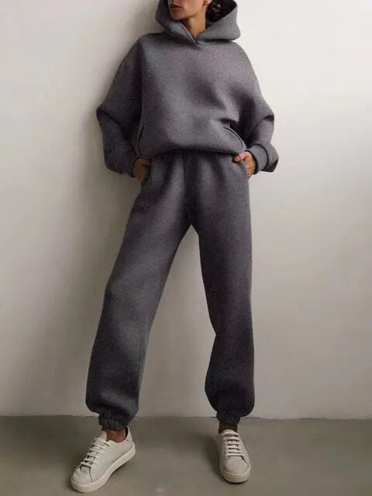 Loungewear Set | Cozy Hoodie & Jogging Pants | Dark Gray