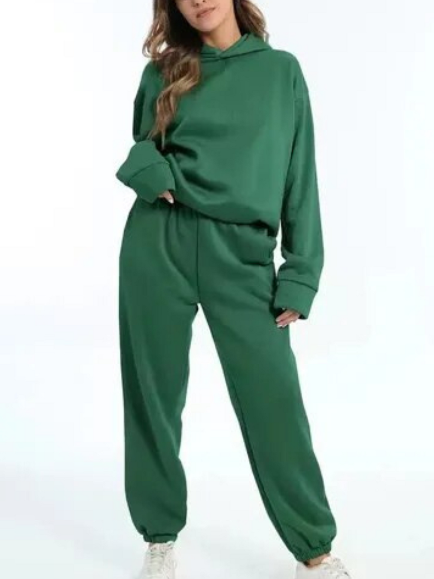 Loungewear Set | Cozy Hoodie & Jogging Pants | Dark Green