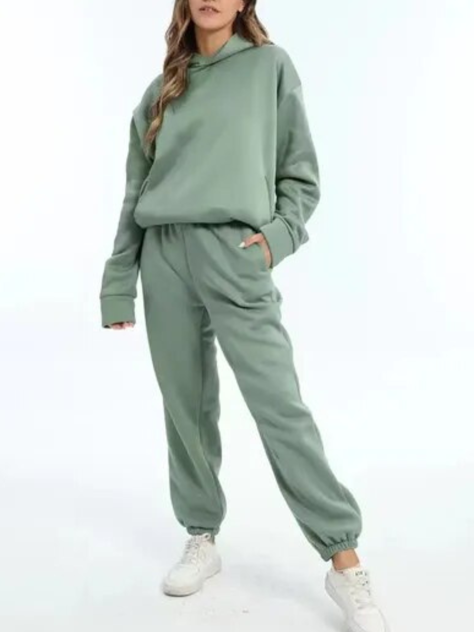 Loungewear Set | Cozy Hoodie & Jogging Pants | Green