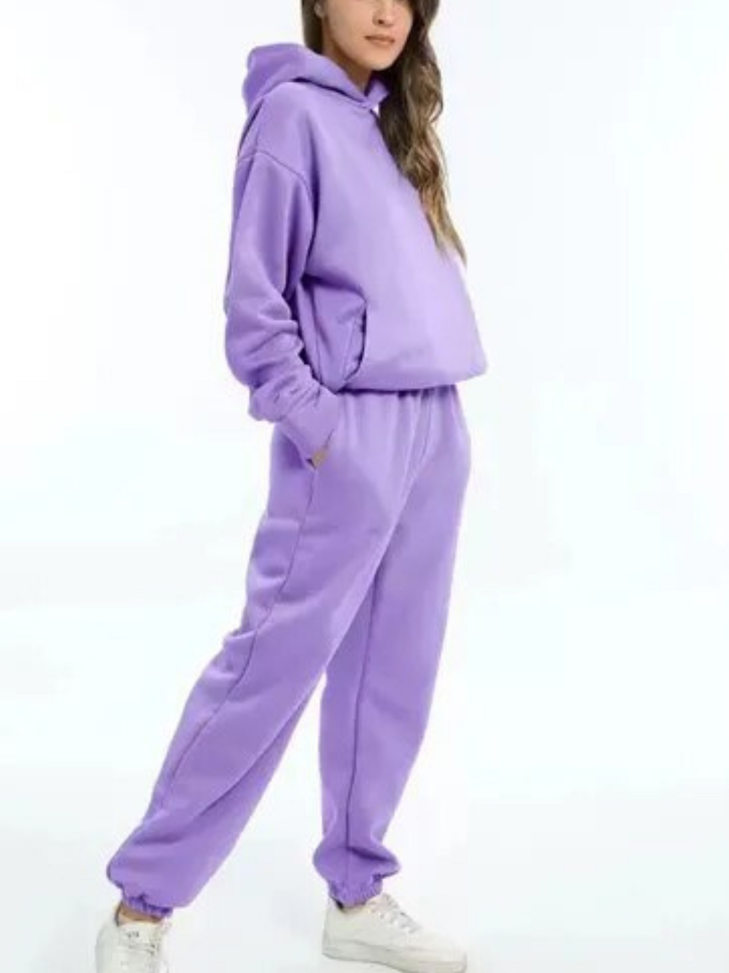 Loungewear Set | Cozy Hoodie & Jogging Pants | Violet