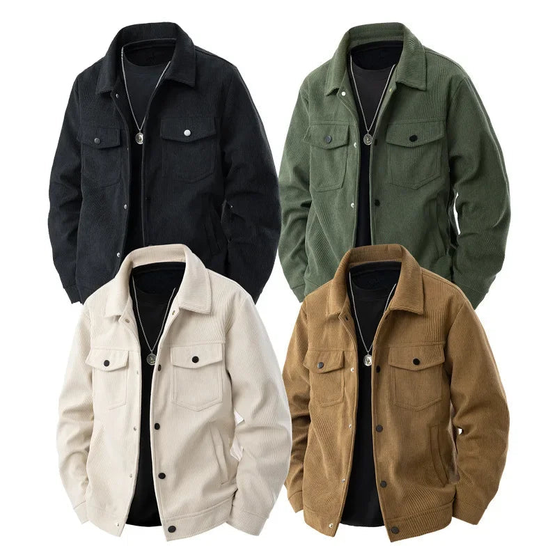 Men's Corduroy Jacket | Casual Fit | Transition Wear | 4