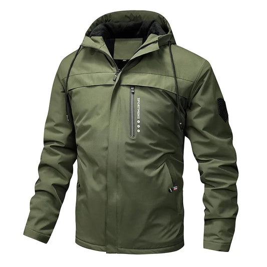 Men's Fleece Jacket, Hooded, Sporty Design | Winter 0