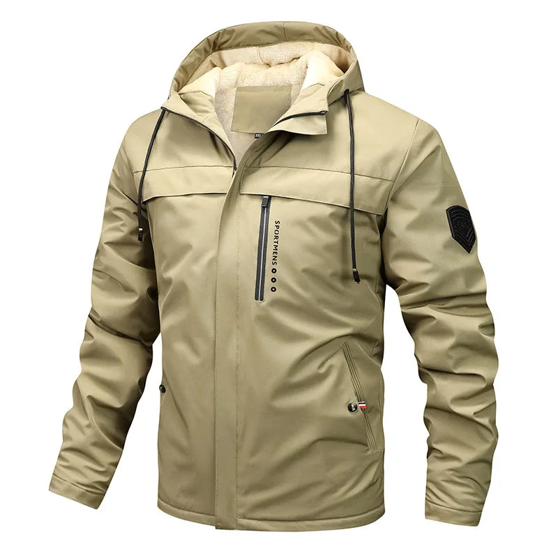 Men's Fleece Jacket, Hooded, Sporty Design | Winter 1