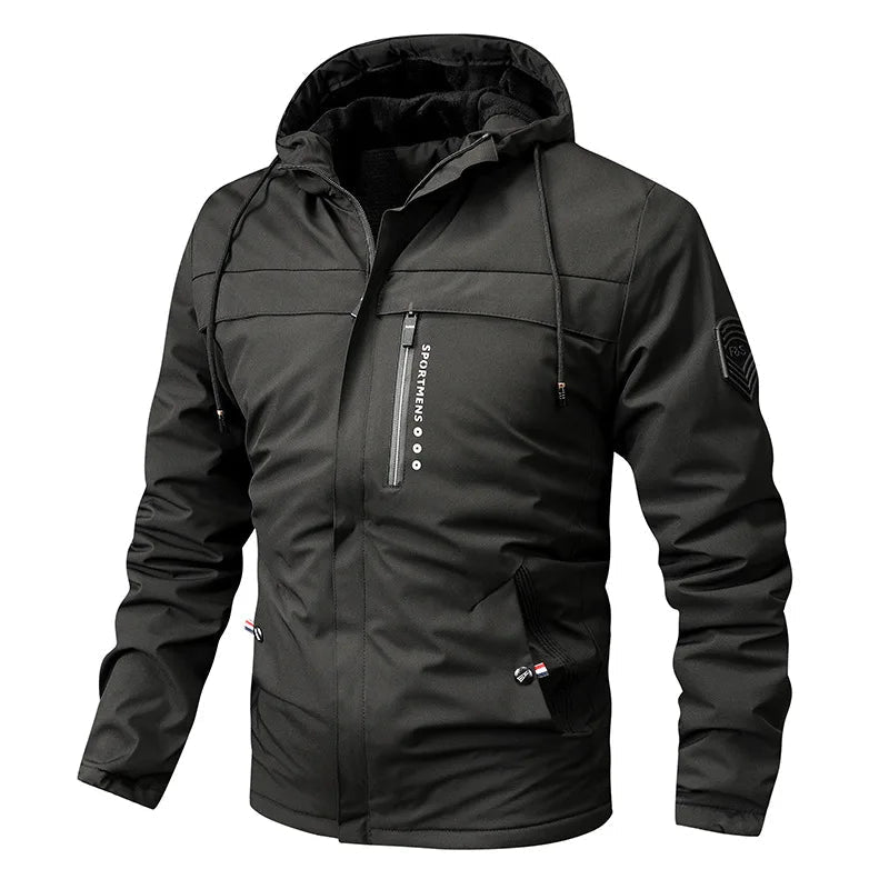 Men's Fleece Jacket, Hooded, Sporty Design | Winter 4
