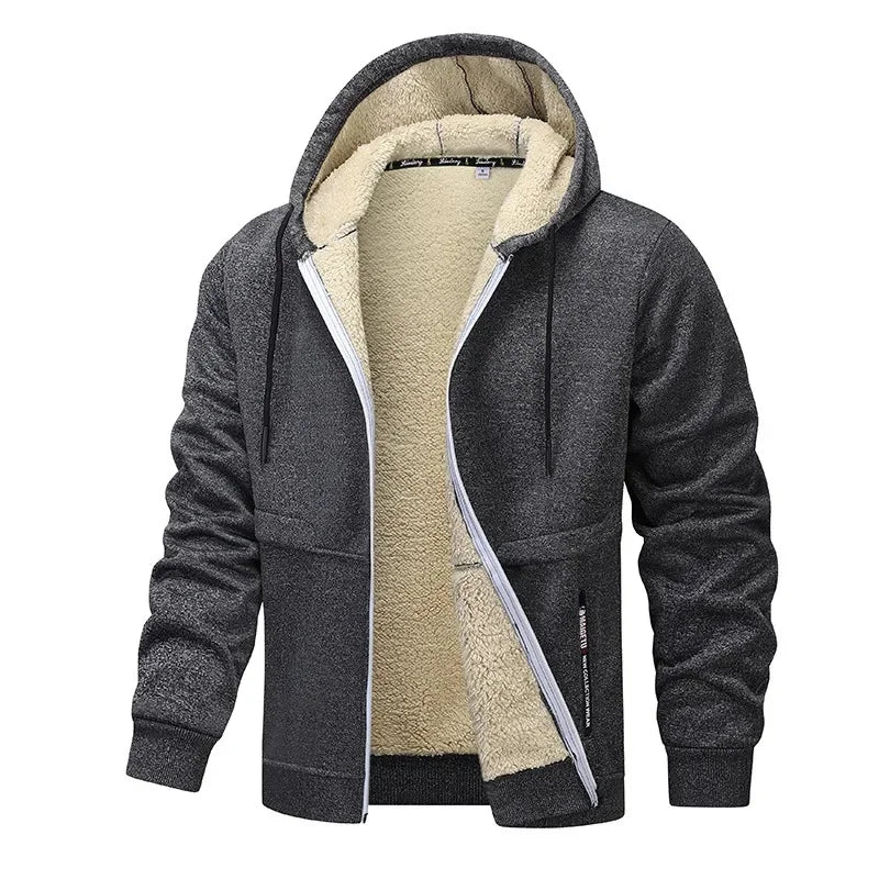 Men's Fleece Jacket | Water-Resistant, Casual | Winter 0