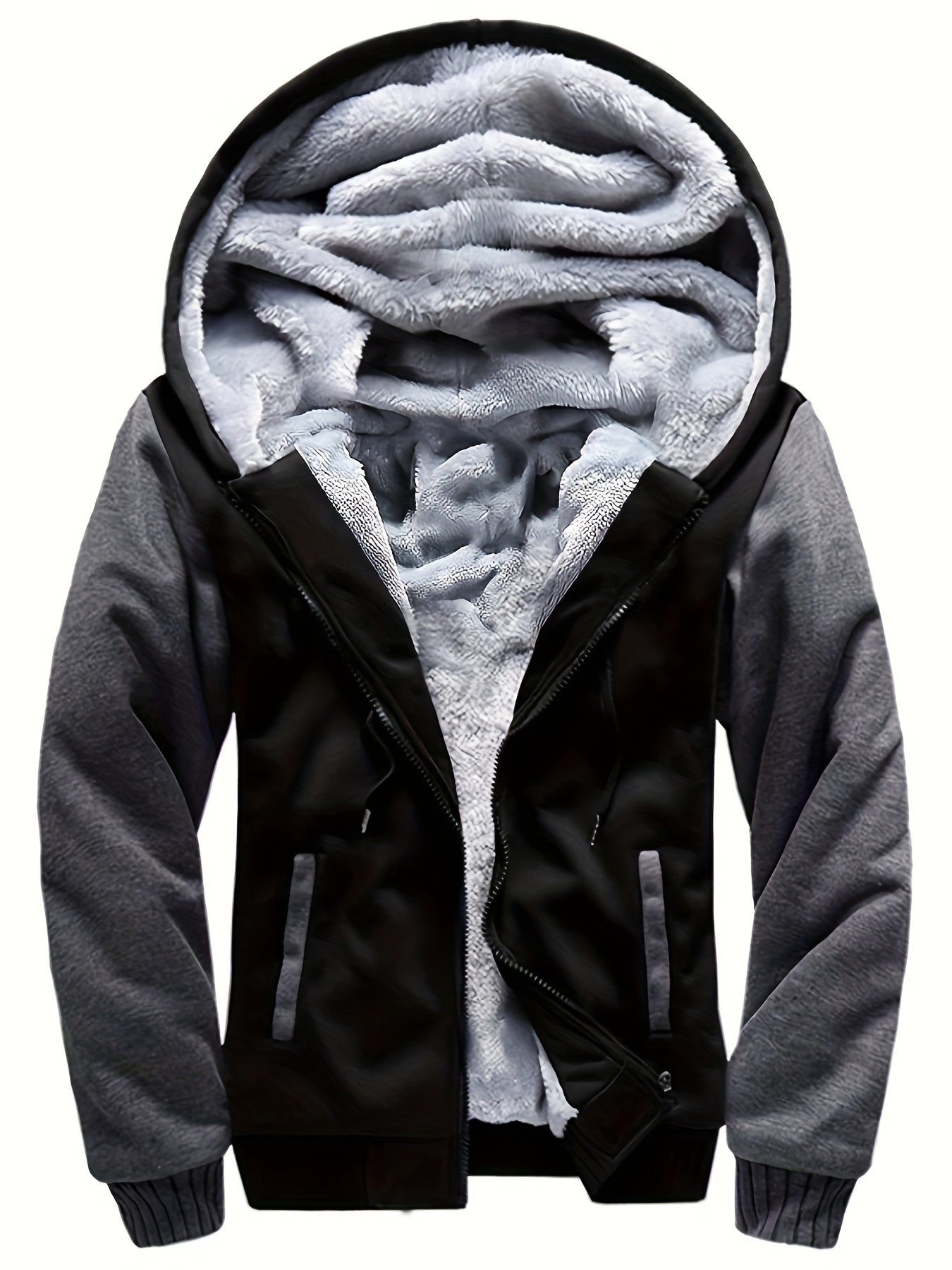 Men's Fleece Jacket | Windproof, Casual | Regular Fit 3