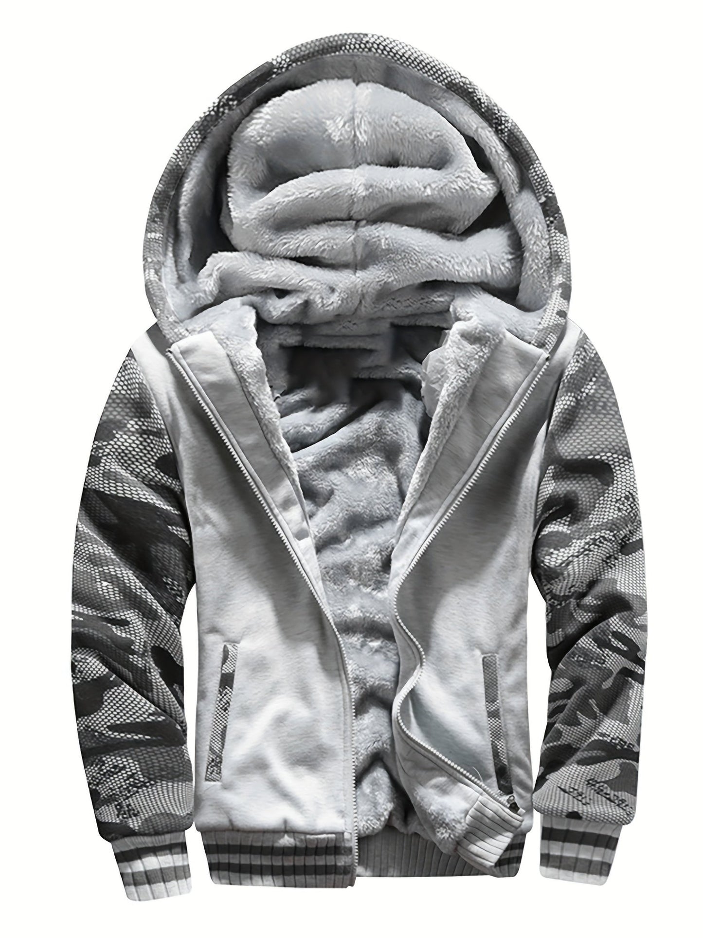 Men's Fleece Jacket | Windproof, Casual | Regular Fit 4