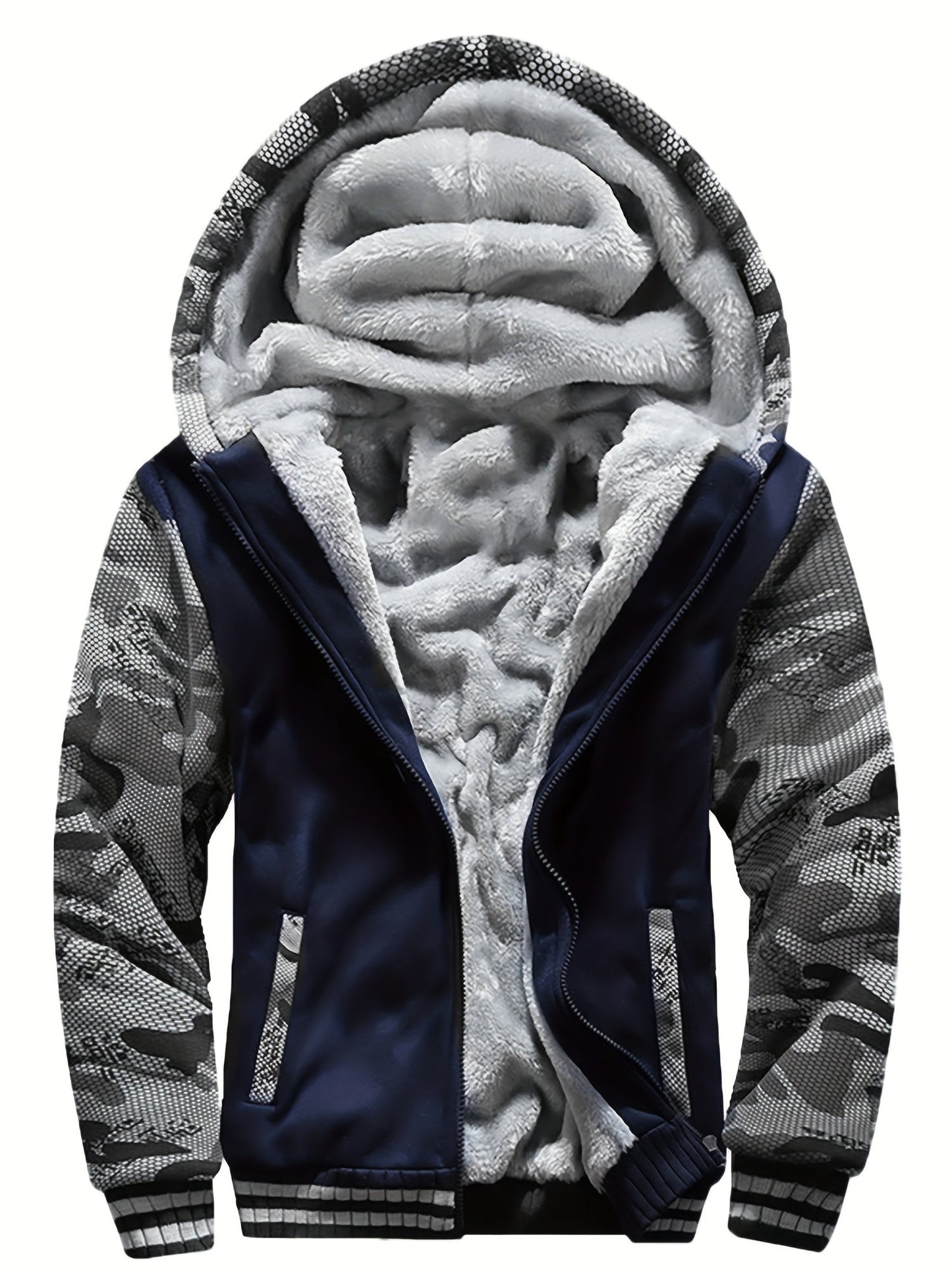 Men's Fleece Jacket | Windproof, Casual | Regular Fit 6