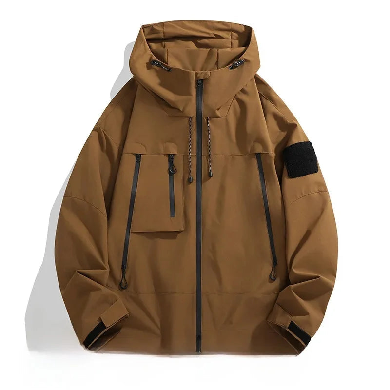 Men's Softshell Jacket | Loose Fit, With Hood | Breathable 3