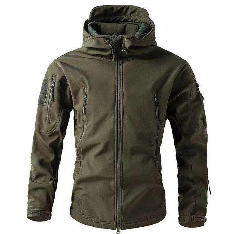 Men's Softshell Jacket | Windproof, Hooded | Winter 4