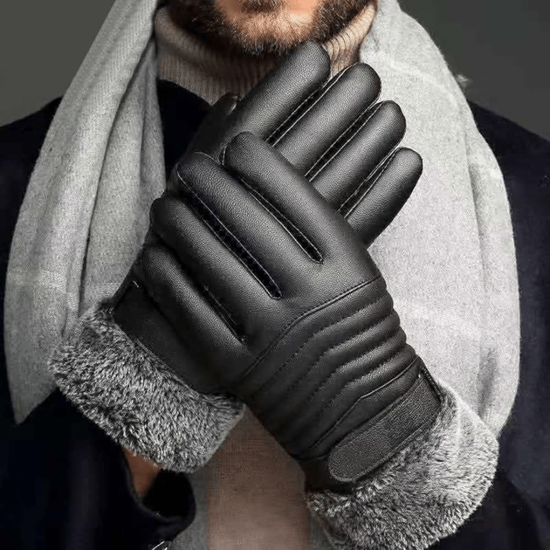 Men's Winter Gloves | Touchscreen-Compatible | Warm | Black1