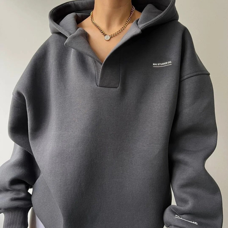 Oversized Hoodie for Women | Winter | Black