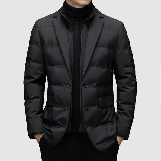 Parka Jacket for Men | Tailored Fit, Premium Fabric | Black
