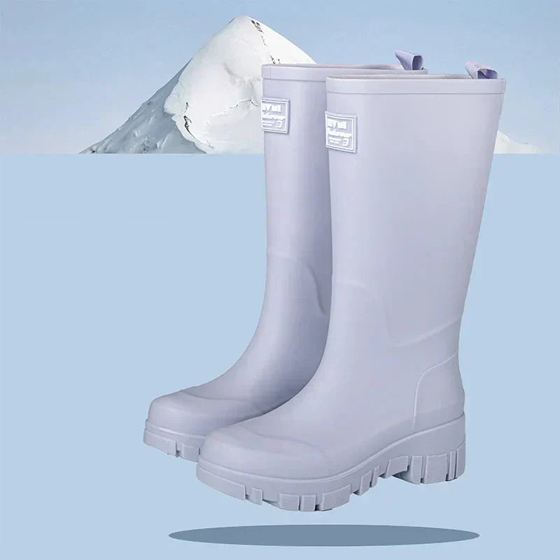 Rubber Boots for Women | Waterproof Ankle Height | Blue1