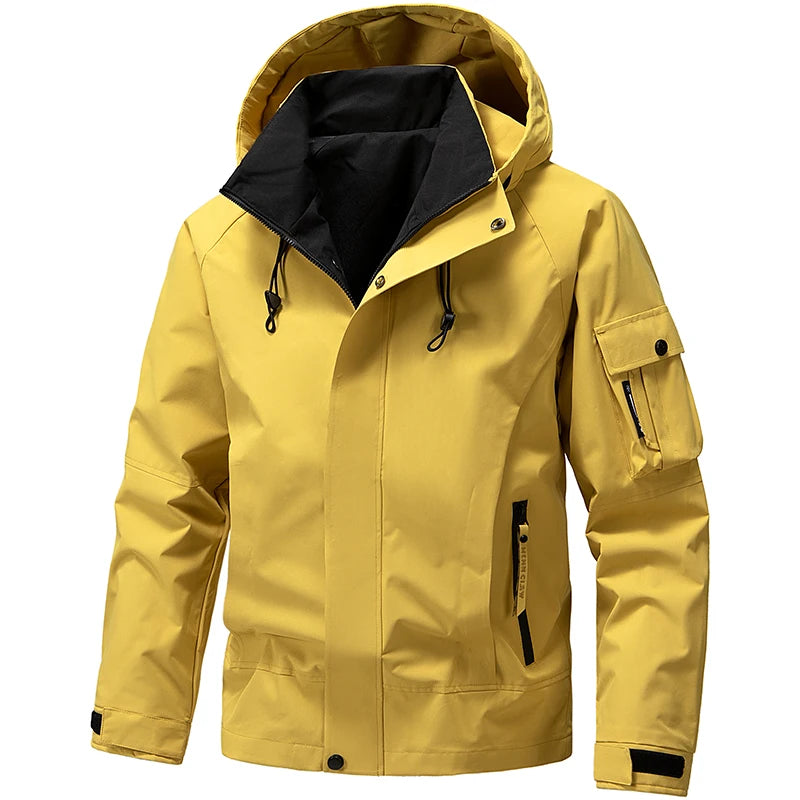 Softshell Jacket for Men | Water-Resistant, Hooded | 2