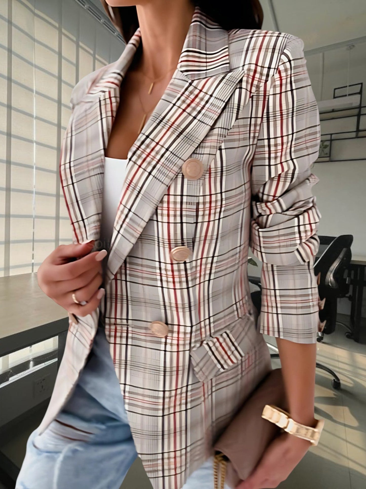Tailored Blazer | Double button closure 3