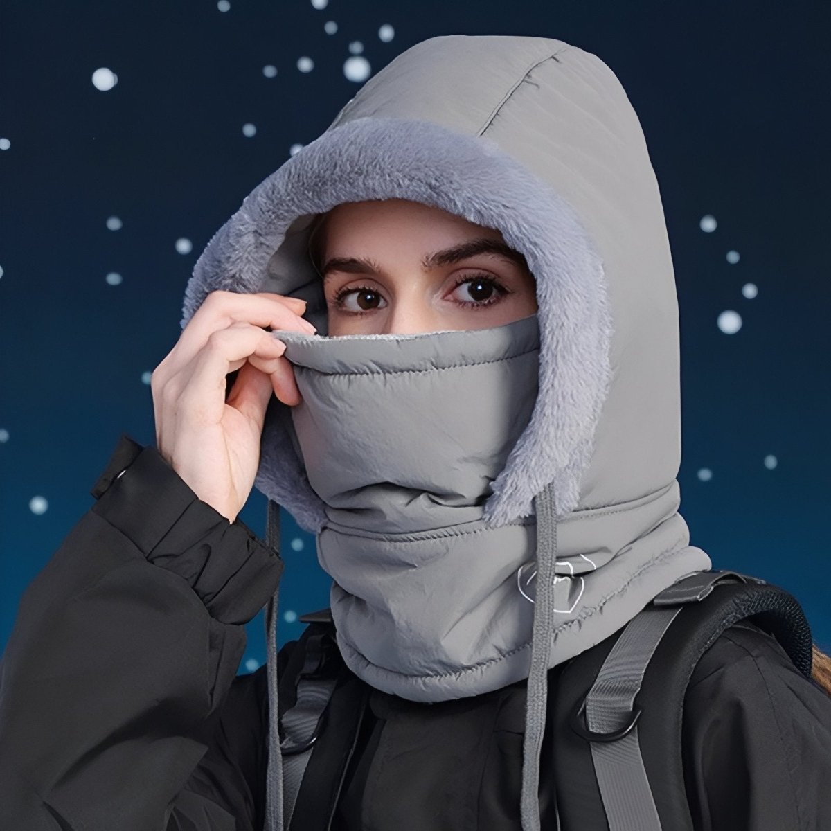 Thermal Balaclava for Men & Women | Full Coverage | Dark Gray