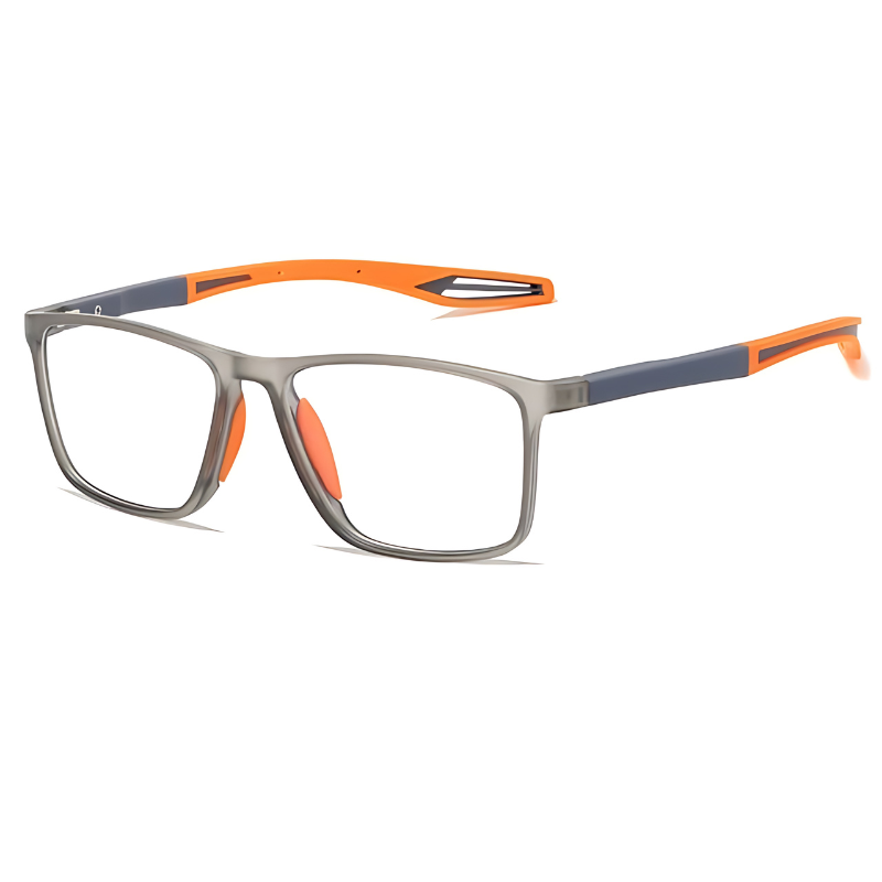 Ultra-light multifocal reading glasses for women and men - high-quality polycarbonate - for near and far - wall clock 1