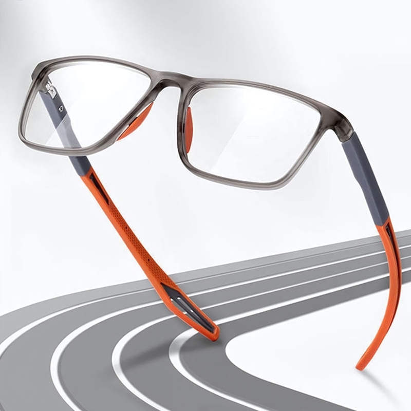 Ultra-light multifocal reading glasses for women and men - high-quality polycarbonate - for near and far - wall clock 5