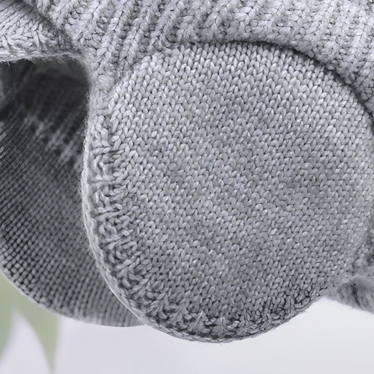 Unisex Winter Hat | Knitted with Ear Flaps and Visor | Gray2