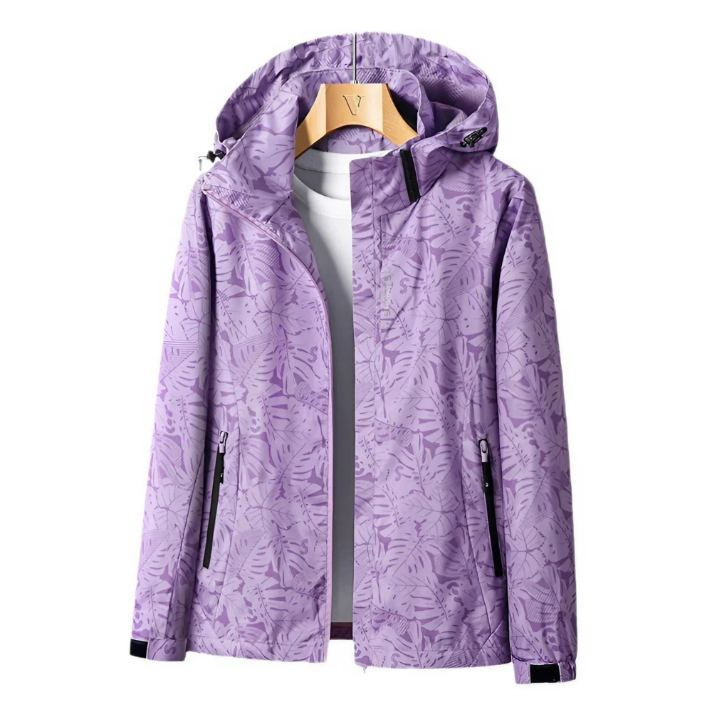 Waterproof Jacket for Women | Lightweight, Windproof | Purple
