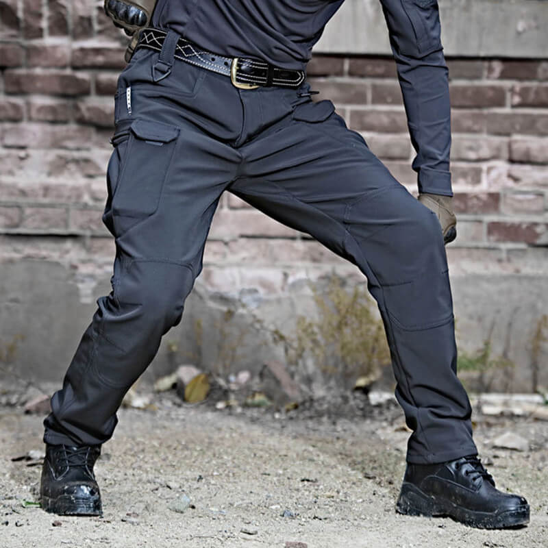 Waterproof softshell winter trousers for men 11