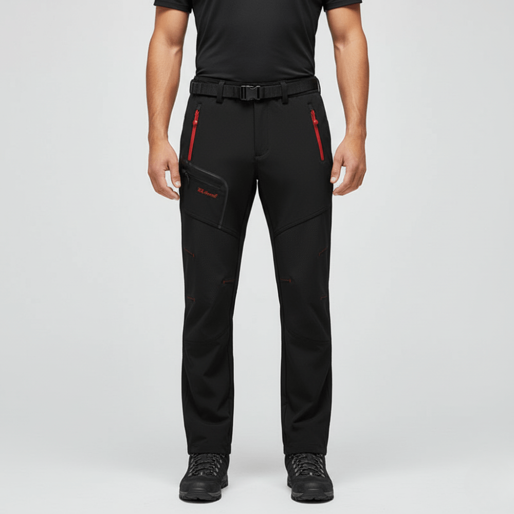 Winter Trousers for Men | Waterproof Insulated | Black1