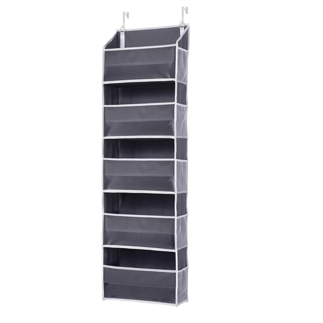 Over Door Hanging Organizer with 5 Pockets & Side Mesh Storage