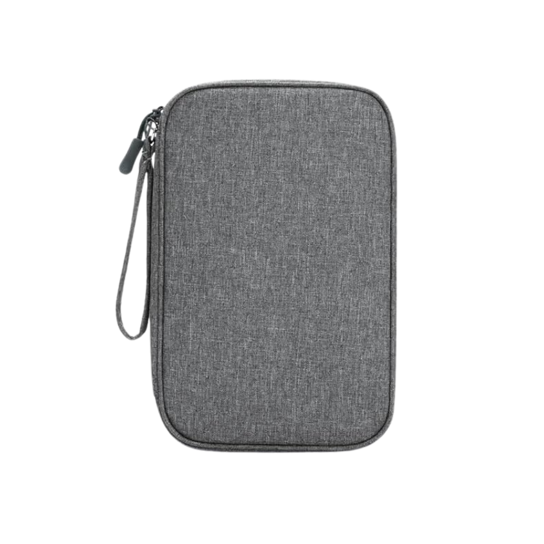 Travel Cable Organizer Pouch with Double Layer Water-Resistant Case
